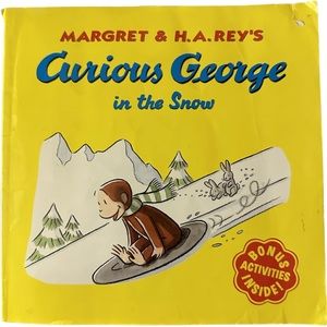 Curious George in the Snow paperback book